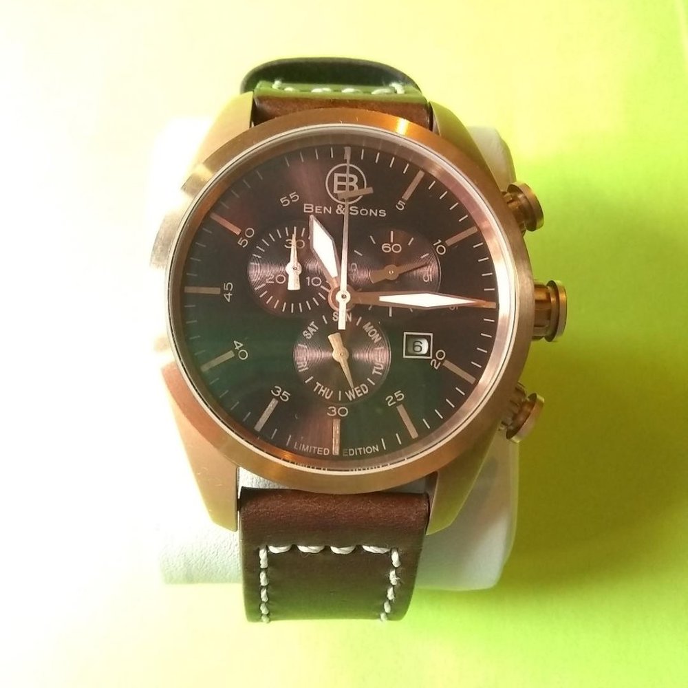 Ben & Sons Chronograph Men's Watch Brown